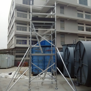 雙寬斜爬梯闊架